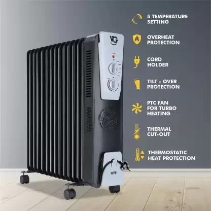 VG OFR 13 FIN Oil Filled Room Heater DLX